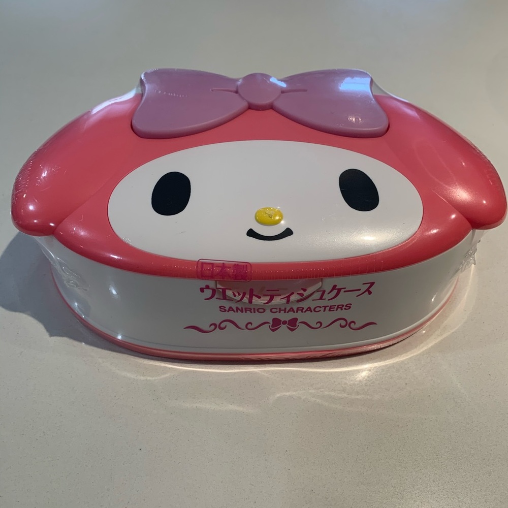 My Melody cleansing wipes made in Japan